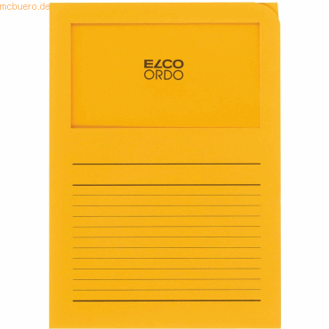 Elco Organisationsmappe Ordo classico Papier A4 220x310 mm goldgelb VE Elco Organisationsmappe Ordo classico Papier A4 220x310 mm goldgelb VE von Elco