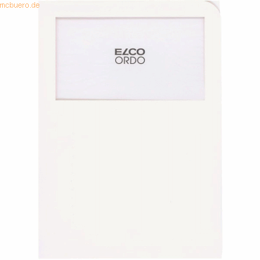 Elco Organisationsmappe Ordo classico Papier A4 220x310 mm weiß VE=100 Elco Organisationsmappe Ordo classico Papier A4 220x310 mm weiß VE=100 von Elco