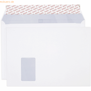 Elco Versandtaschen C4 mit Fenster haftklebend 120g/qm weiß VE=50 Stüc Elco Versandtaschen C4 mit Fenster haftklebend 120g/qm weiß VE=50 Stüc von Elco