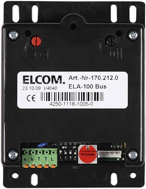 Elcom EB-Türlautsprecher ELA-100 1702120 von Elcom