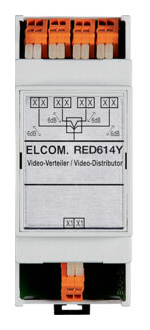 RED614Y Videoverteiler 4fach 2Draht REG RED614Y Videoverteiler 4fach 2Draht REG von Elcom