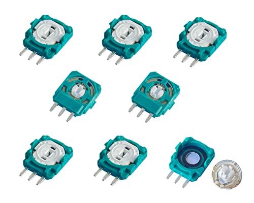 8PCs Ersatz Trimmer Potentiometer Sensor für PS5, PS4, PS3, Xbox und Switch Pro Controller, Trim Pot Widerstände Ersatzteile Sensor für ALPS Analoger Joystick von ElecGear