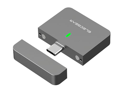ElecGear Externes Mini SSD Gehäuse für 2230 NVMe M.2 SSD, USB Typ-C 3.2 Festplattengehäuse aus Aluminium für 30mm PCIe SSD, USB Adapter Flash-Laufwerk Speicherleser von ElecGear
