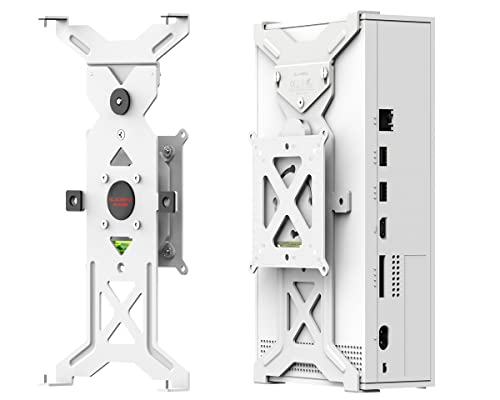 ElecGear Magnetische Wandhalterung für Xbox Series S, Metallische Halterung mit Magnet und integriertem Wasserwaagen – montieren XSS Vertikal, Horizontal oder unter dem Schreibtisch von ElecGear