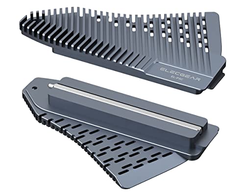 ElecGear PS5 NVMe SSD Kühlkörper, Heatpipe + Aluminium Heatsink Kühler für PlayStation 5 interne PCIe M.2 NVMe, Wärmeleitpads und Neu Gestaltetes SSD Montagepfosten Kit von ElecGear