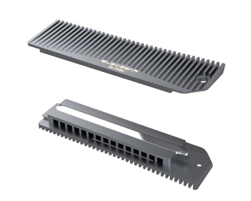 ElecGear Kühlkörper für PS5 Pro und Slim SSD, Heat Pipe + Aluminium Heatsink Kühler für interner PCIe M.2 NVMe SSD und Neu Gestaltetes SSD Montagepfosten Kit (EL-P5SC) von ElecGear