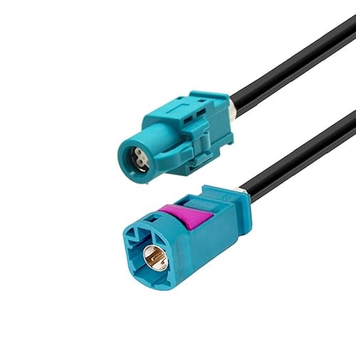 Elecbee HSD LVDS Z-Stecker auf Z-Klinke, gerader Adapter, Verlängerung, Fahrzeug-Videokamera-Kabel, 50 cm von Elecbee
