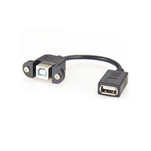 Elecbee USB 2.0 B Buchse Plattenmontage A USB 2.0 A Repeater-Kabel weiblich 0,1 m von Elecbee
