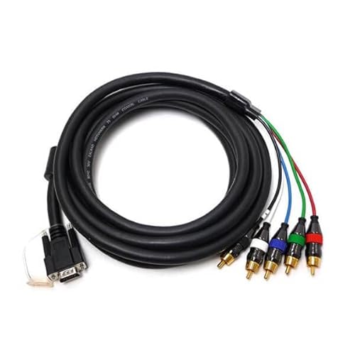 Elecbee VGA zu RGB/HV RCA-Anschluss Kabel HD15 Stecker auf 5 Cinch-Stecker 12 Fuß lang Elecbee VGA zu RGB/HV RCA-Anschluss Kabel HD15 Stecker auf 5 Cinch-Stecker 12 Fuß lang von Elecbee