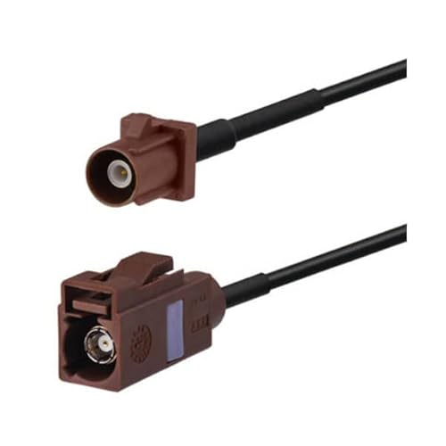 Fakra Antennenadapter F-Typ Braun Stecker auf Buchse Pigtail CableCar Antenne Verlängerungskabel 1 m RG174 Fakra Antennenadapter F-Typ Braun Stecker auf Buchse Pigtail CableCar Antenne Verlängerungskabel 1 m RG174 von Elecbee