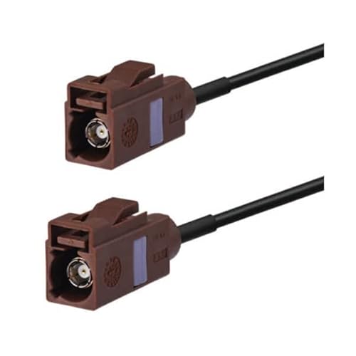 Fakra Antennenstecker F Typ Braun Buchse auf Buchse Pigtail Kabel Auto Verlängerungskabel 2m von Elecbee