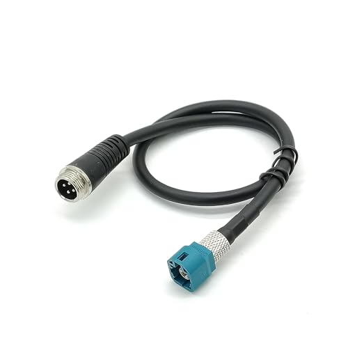 Fakra-Kabelkonfektion 4-poliger Stecker, gerader Z-Typ HSD auf GX12 4-poliger Stecker Fakra-Kabelkonfektion 4-poliger Stecker, gerader Z-Typ HSD auf GX12 4-poliger Stecker von Elecbee
