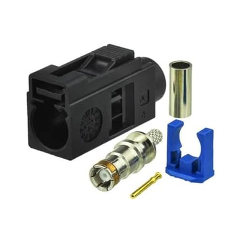 Fakra RF Stecker Autoradio Stereo Fakra A Buchse Schwarz Crimp SteckeR-Für RG316 RG174 Kabel von Elecbee