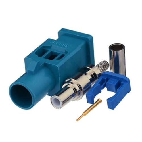 Fakra Z Stecker Stecker Wasserblau Crimp LötsteckeR-Für Autoantenne RG174 RG316Kabel von Elecbee