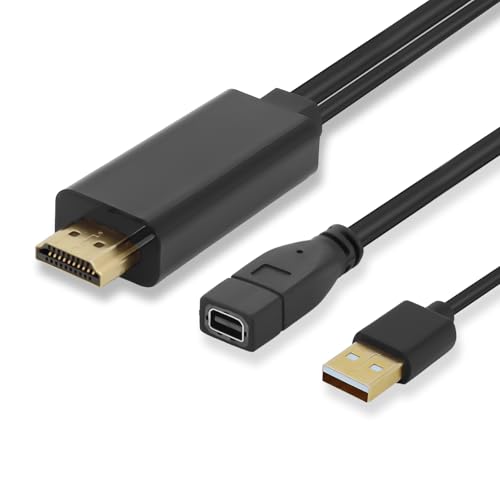 HDMI auf Mini DisplayPort Konverter Adapter Kabel mit USB-Aufladung 4K @60Hz X 2K HDMI Stecker auf DP weibliches Videokabel Nur anwendbar auf Mini Display Port, Funktioniert HDMI auf Mini DisplayPort Konverter Adapter Kabel mit USB-Aufladung 4K @60Hz X 2K HDMI Stecker auf DP weibliches Videokabel Nur anwendbar auf Mini Display Port, Funktioniert von Elecbee