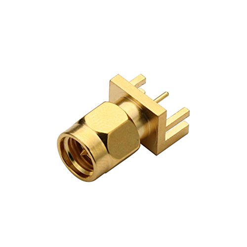SMA Steckverbinder Edge Mount PCB Male Socket Gold Plated von Elecbee