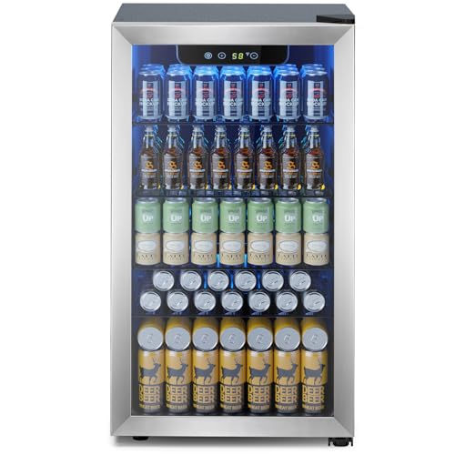 Electactic - Mini-Getränkekühler für 130 Dosen, für Softdrinks, Weinbier, digitale Temperaturregelung für Zuhause, Schlafzimmer, Bar, Wohnmobil Electactic - Mini-Getränkekühler für 130 Dosen, für Softdrinks, Weinbier, digitale Temperaturregelung für Zuhause, Schlafzimmer, Bar, Wohnmobil von Electactic
