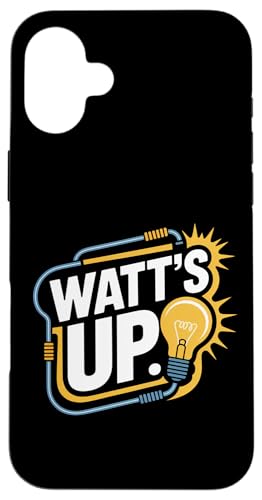 Watt's Up Energy Glühbirne Enthusiast Hülle für iPhone 16 Plus Watt's Up Energy Glühbirne Enthusiast Hülle für iPhone 16 Plus von Electric Humor Light Bulb Enthusiasts