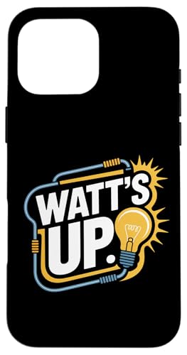 Watt's Up Energy Glühbirne Enthusiast Hülle für iPhone 16 Pro Max Watt's Up Energy Glühbirne Enthusiast Hülle für iPhone 16 Pro Max von Electric Humor Light Bulb Enthusiasts