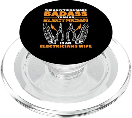 Elektriker Design für Elektriker Ehefrau PopSockets PopGrip für MagSafe Elektriker Design für Elektriker Ehefrau PopSockets PopGrip für MagSafe von Electrician And Electric Engineer Designs