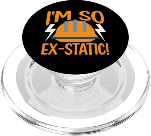 I'm So Ex-Static! Für Elektriker PopSockets PopGrip für MagSafe I'm So Ex-Static! Für Elektriker PopSockets PopGrip für MagSafe von Electrician And Electric Engineer Designs