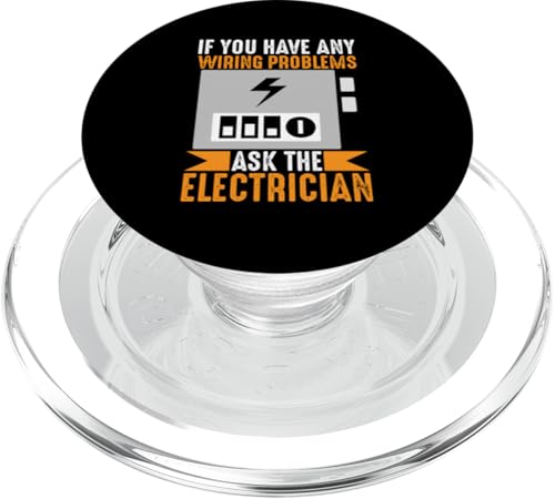 Wenn Sie irgendwelche Verkabelungsprobleme haben, fragen Sie den Elektriker PopSockets PopGrip für MagSafe von Electrician And Electric Engineer Designs