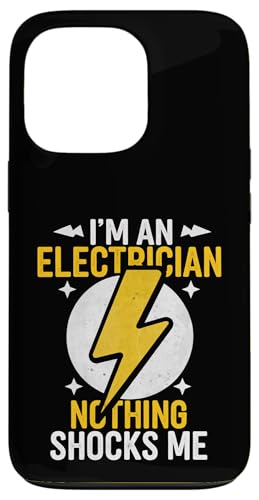 Elektriker Ich bin Elektriker Papa Nichts schockiert mich Hülle für iPhone 13 Pro von Electrician Electrical Craftsman