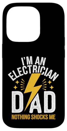 Elektriker Ich bin Elektriker Papa Nichts schockiert mich Hülle für iPhone 14 Pro von Electrician Electrical Craftsman