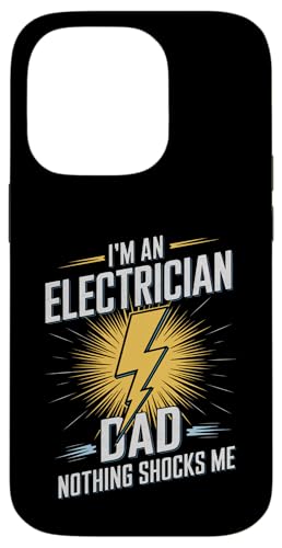 Elektriker Ich bin Elektriker Papa Nichts schockiert mich Hülle für iPhone 14 Pro von Electrician Electrical Craftsman