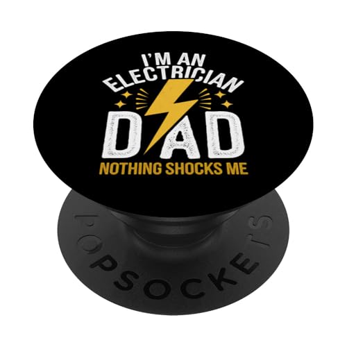 Elektriker Ich bin Elektriker Papa Nichts schockiert mich PopSockets Klebender PopGrip Elektriker Ich bin Elektriker Papa Nichts schockiert mich PopSockets Klebender PopGrip von Electrician Electrical Craftsman