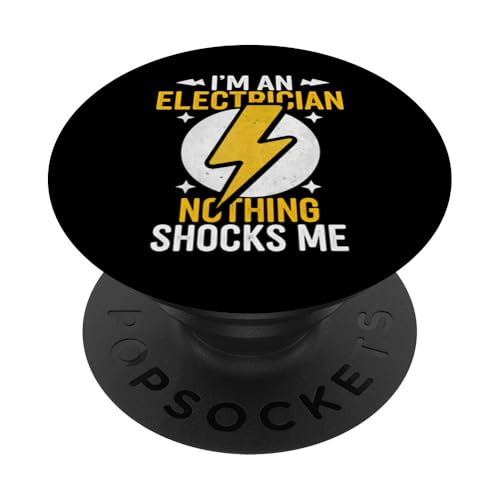 Elektriker Ich bin Elektriker Papa Nichts schockiert mich PopSockets Klebender PopGrip Elektriker Ich bin Elektriker Papa Nichts schockiert mich PopSockets Klebender PopGrip von Electrician Electrical Craftsman