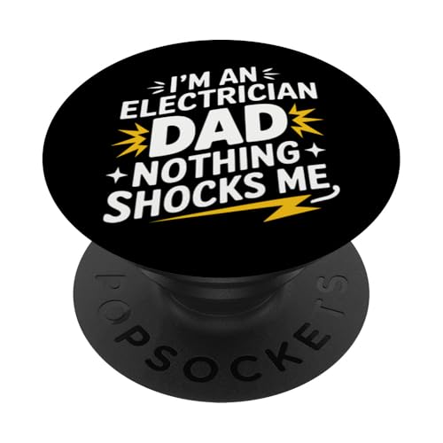 Elektriker Ich bin Elektriker Papa Nichts schockiert mich PopSockets Klebender PopGrip Elektriker Ich bin Elektriker Papa Nichts schockiert mich PopSockets Klebender PopGrip von Electrician Electrical Craftsman