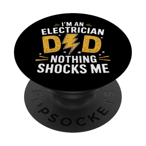 Elektriker Ich bin Elektriker Papa Nichts schockiert mich PopSockets Klebender PopGrip Elektriker Ich bin Elektriker Papa Nichts schockiert mich PopSockets Klebender PopGrip von Electrician Electrical Craftsman