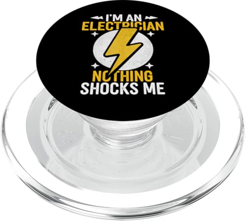 Elektriker Ich bin Elektriker Papa Nichts schockiert mich PopSockets PopGrip für MagSafe von Electrician Electrical Craftsman