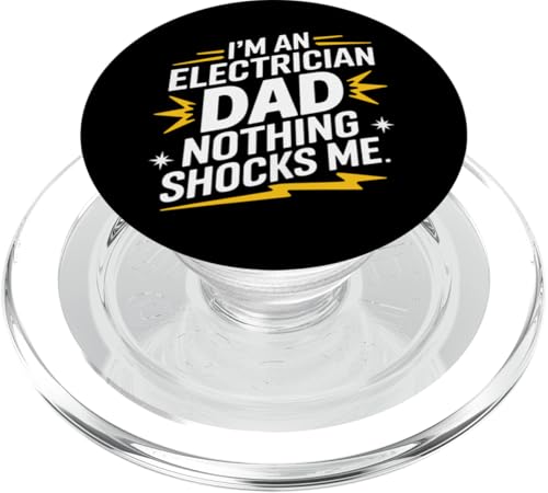 Elektriker Ich bin Elektriker Papa Nichts schockiert mich PopSockets PopGrip für MagSafe von Electrician Electrical Craftsman