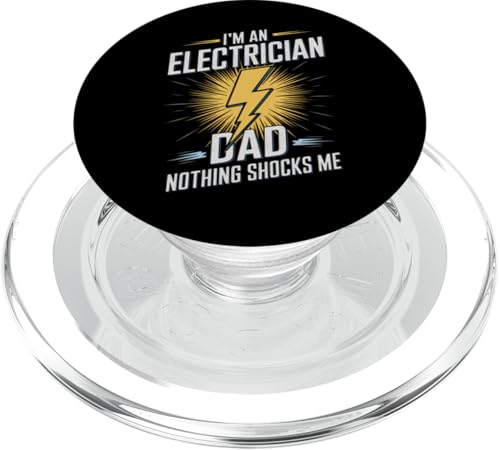Elektriker Ich bin Elektriker Papa Nichts schockiert mich PopSockets PopGrip für MagSafe von Electrician Electrical Craftsman