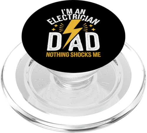 Elektriker Ich bin Elektriker Papa Nichts schockiert mich PopSockets PopGrip für MagSafe von Electrician Electrical Craftsman