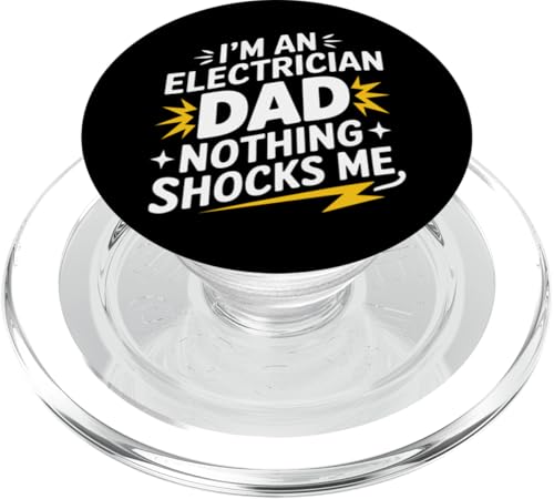 Elektriker Ich bin Elektriker Papa Nichts schockiert mich PopSockets PopGrip für MagSafe von Electrician Electrical Craftsman