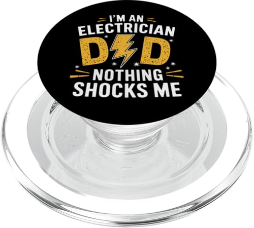 Elektriker Ich bin Elektriker Papa Nichts schockiert mich PopSockets PopGrip für MagSafe von Electrician Electrical Craftsman