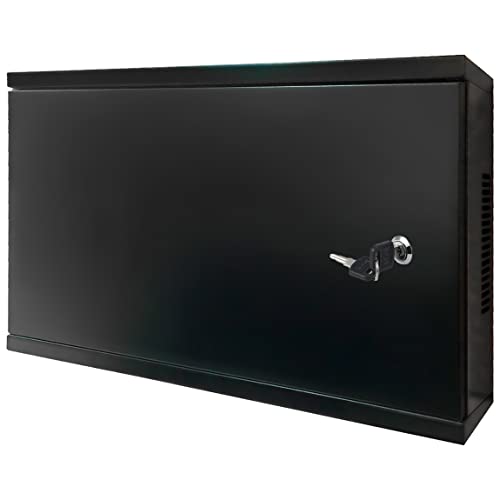 Electriduct Wandhalterung Rack Gehäuse – massiv Tür * Neues Modell * schwarz schwarz 2U Electriduct Wandhalterung Rack Gehäuse – massiv Tür * Neues Modell * schwarz schwarz 2U von Electriduct