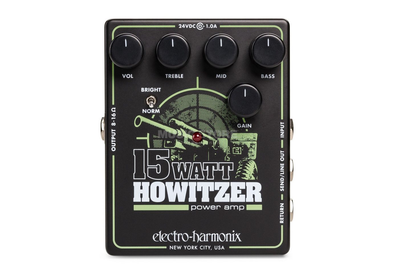 Electro Harmonix Verstärker (15Watt Howitzer - E-Gitarrenverstärker im Pedalformat) von Electro Harmonix