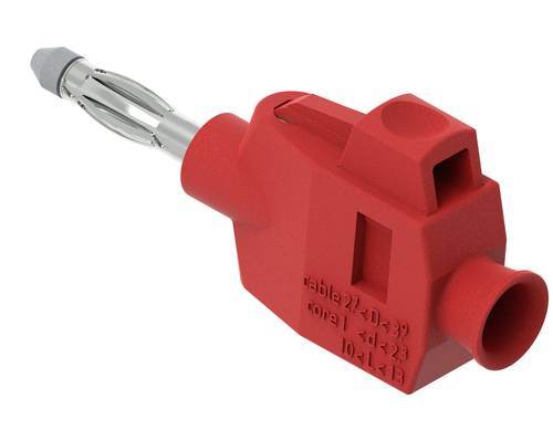 Electro PJP 1064-PRO-CD1-R Bananenstecker Stecker, gerade Stift-Ø: 4mm Rot 1St. Electro PJP 1064-PRO-CD1-R Bananenstecker Stecker, gerade Stift-Ø: 4mm Rot 1St. von Electro PJP