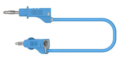Electro PJP 2110-CD1-50BL Messleitung [Bananenstecker - Bananenstecker] 50cm Blau 1St. von Electro PJP