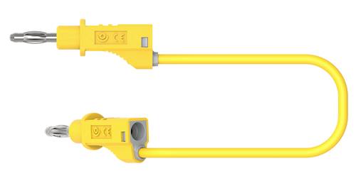 Electro PJP 2110-CD1-50J Messleitung [Bananenstecker - Bananenstecker] 50cm Gelb 1St. von Electro PJP