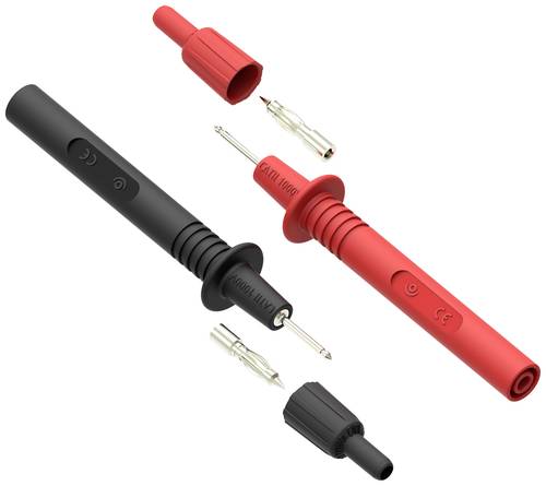 Electro PJP 411 Prüfspitzen-Set Buchse 4mm CAT II 1000 V, CAT III 1000V Rot, Schwarz 1St. von Electro PJP