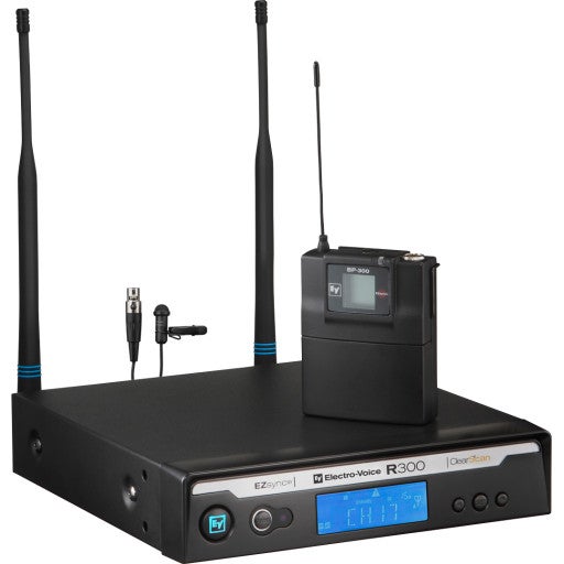 Electro-Voice R300-L/A lavalier wireless mic system (618 MHz - 634 MHz) von Electro-Voice