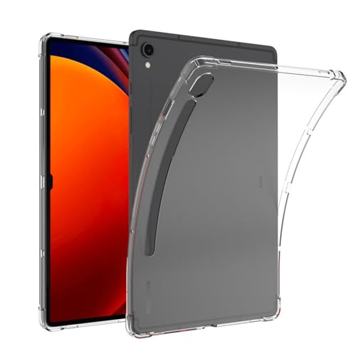 Weideworld Schutzhülle für Samsung Galaxy Tab S9, weich, TPU, Silikon, Air-Cushion Schutzhülle, für Samsung Galaxy Tab S9, transparent von Electro-weideworld