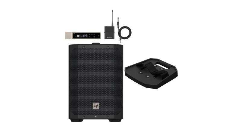 EV EVERSE 8-Schwarz Bundle mit Tray + Sennheiser EW-D CI1 von ElectroVoice