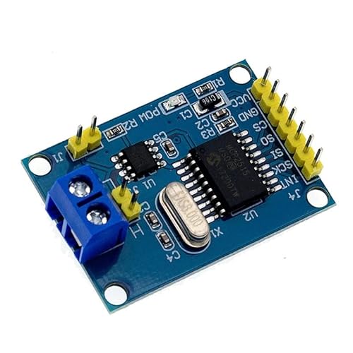 ElectroWorldFR MCP2515 Can Bus Modul mit Empfänger TJA1050 SPI Protokoll für SCM 51 MCU Mikrocontroller kompatibel mit Arduino von ElectroWorldFR