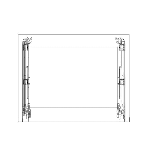 Außenglas für Backofen, Edelstahl, 596 x 466 mm, Electrolux 14022548549 von Electrolux
